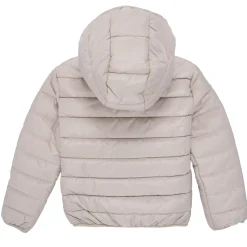 Guess - HOODED LS PADDED PUFFER W ZIP Beige New