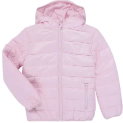 Guess Manteaux^- HOODED LS PADDED PUFFER W ZIP