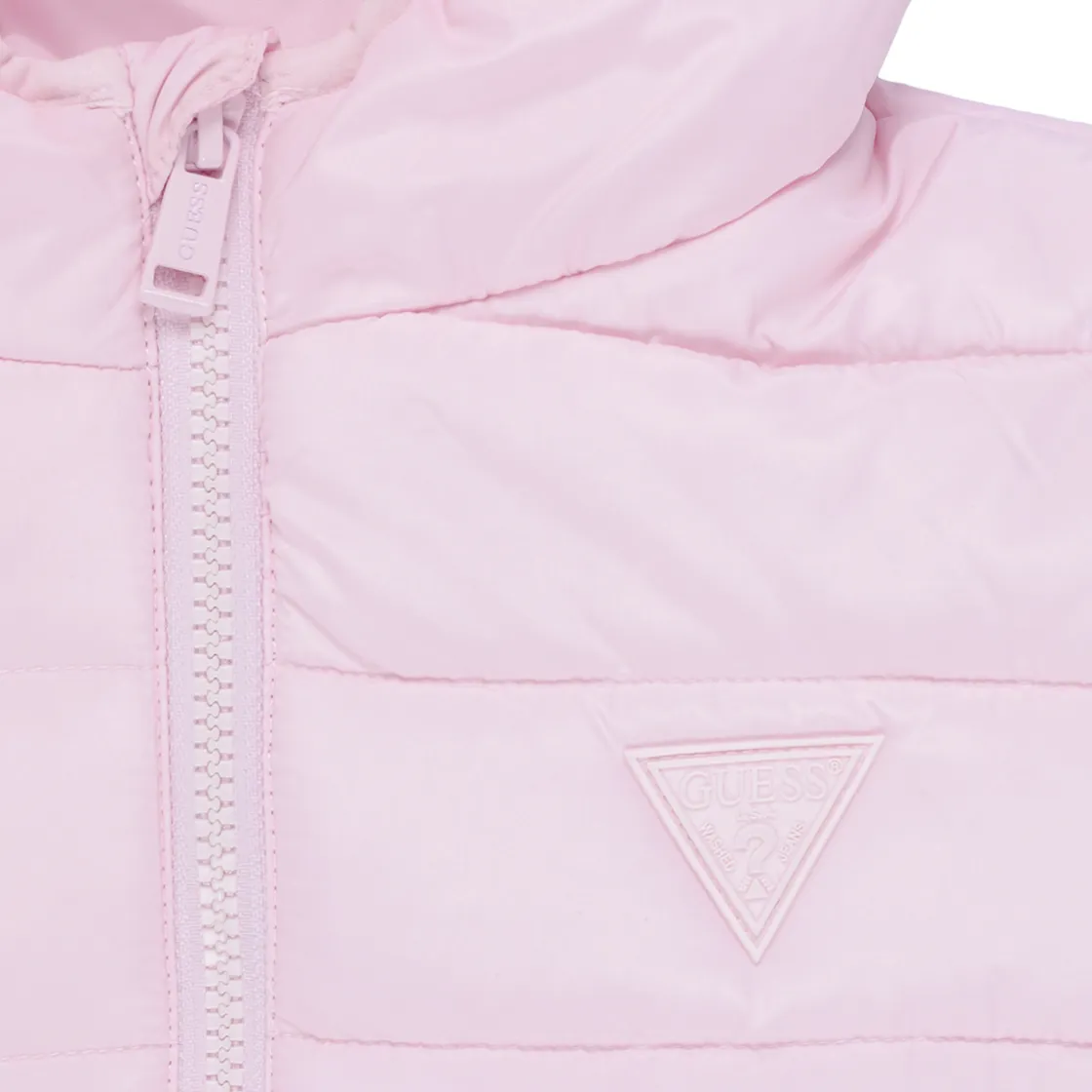 Guess Manteaux^- HOODED LS PADDED PUFFER W ZIP