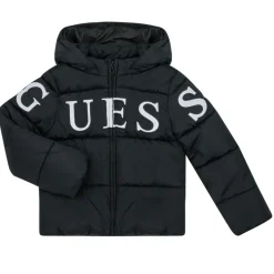 Guess - HOODED LS PADDED PUFFER< Manteaux