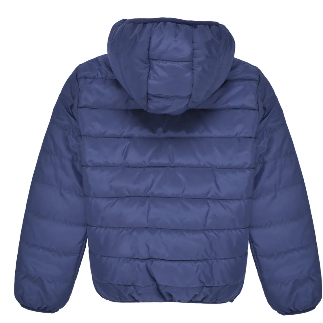 Guess - HOODED LS PADDED PUFFER W ZIP Bleu New
