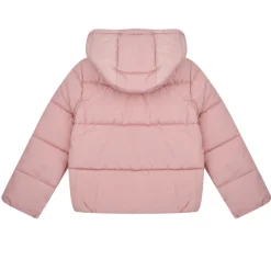 Guess Manteaux^- HOODED LS PADDED PUFFER W/ZIP
