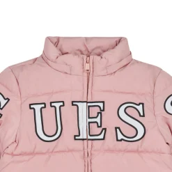 Guess Manteaux^- HOODED LS PADDED PUFFER W/ZIP