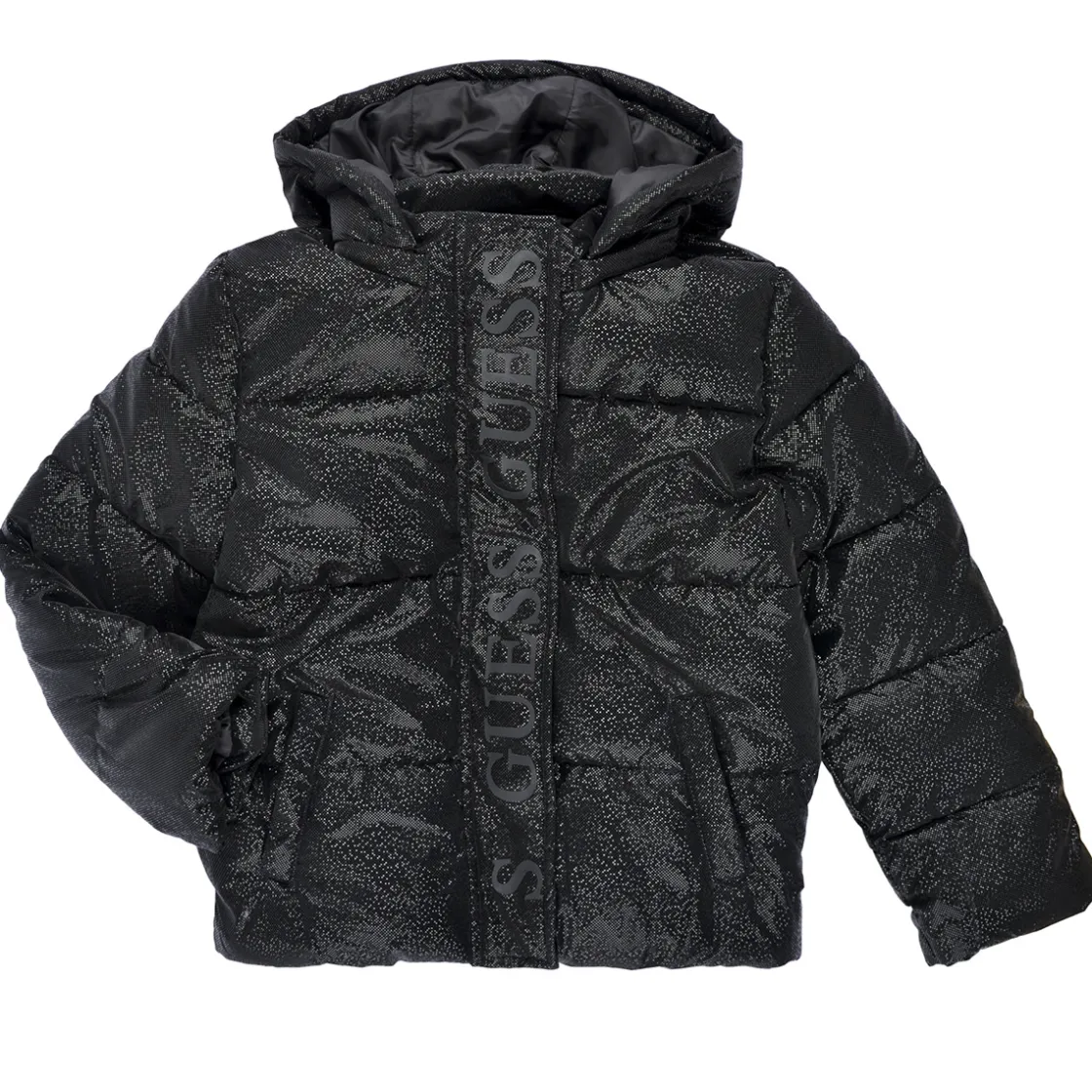 Guess - HOODED LS PUFFER Noir New