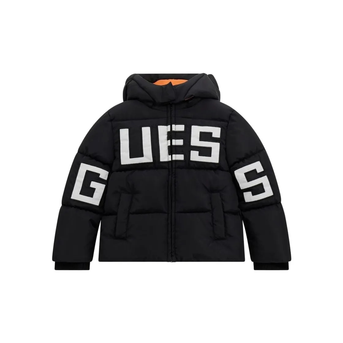 Guess - HOODED PADDED JACKET< Manteaux