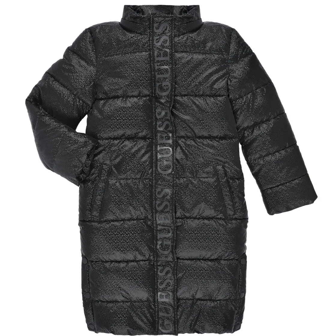 Guess - HOODED PADDED LS JACKET W/ZIP Noir New