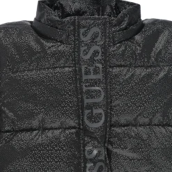Guess - HOODED PADDED LS JACKET W/ZIP Noir New