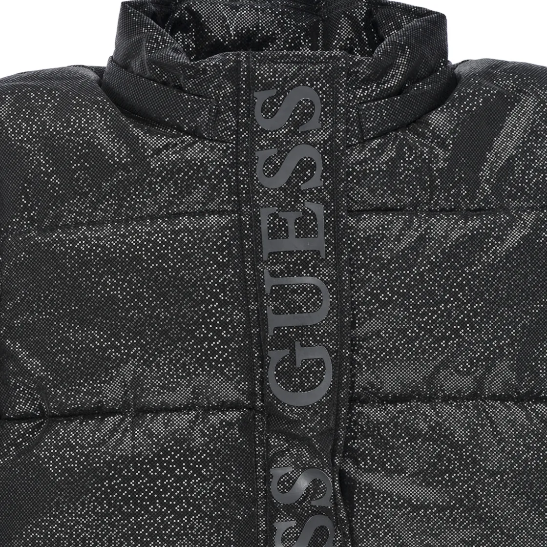 Guess - HOODED PADDED LS JACKET W/ZIP Noir New