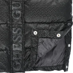 Guess - HOODED PADDED LS JACKET W/ZIP Noir New