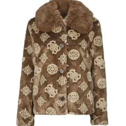 Guess - KARINE FUR LOGO JKT< Manteaux
