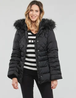 Guess - LAURIE DOWN JACKET Noir Hot