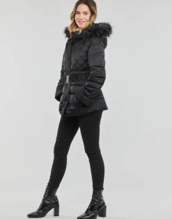 Guess - LAURIE DOWN JACKET Noir Hot