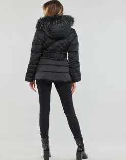 Guess - LAURIE DOWN JACKET Noir Hot