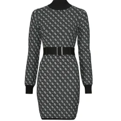 Guess - LISE 4G LS BELTED DRESS SWTR< Robes