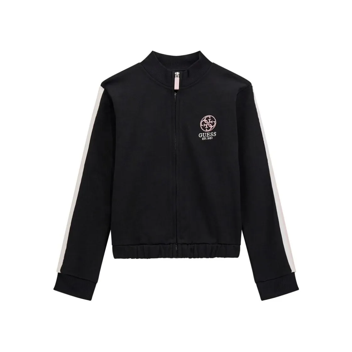 Guess - LS ACTIVE TOP ZIP Noir Online