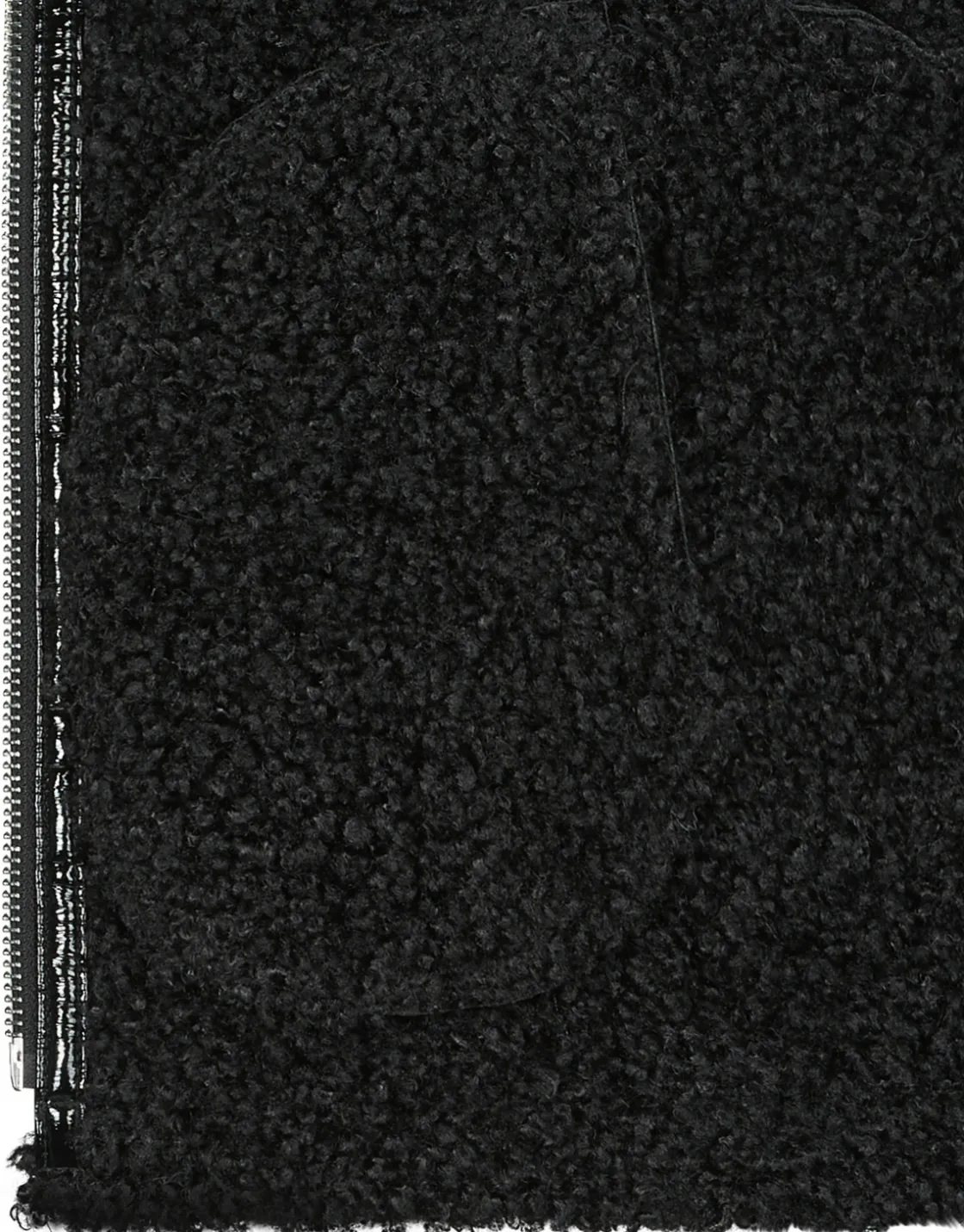 Guess - LS ANDREA FAUX SHEARLING JKT Noir New