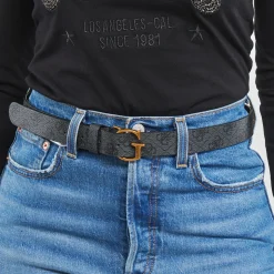 Guess - LS CN MIRELA TEE Noir Discount