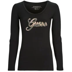 Guess - LS SN SCRIPT TEE< T-shirts & Polos