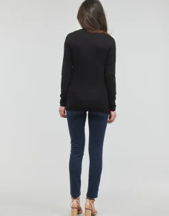 Guess T-shirts & Polos^- LS SN TRIANGLE FLOWERS TEE