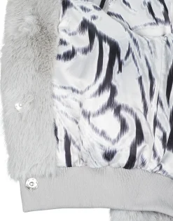 Guess - LS SOAVE BOMBER JACKET Gris Discount