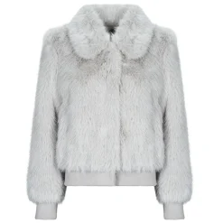 Guess - LS SOAVE BOMBER JACKET Gris Discount