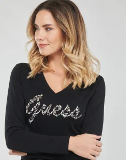 Guess - LS VN BONITA TEE Noir Outlet