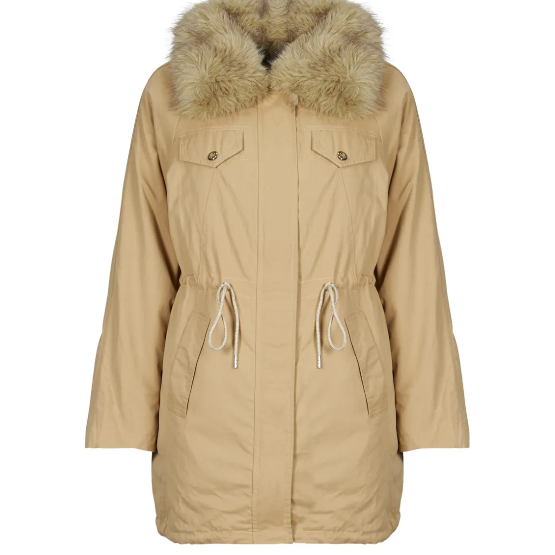 Guess Manteaux^- LUCIE PARKA FAUX FUR