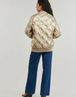 Guess - MARIANNE PEONY LONG BOMBER Doré Hot