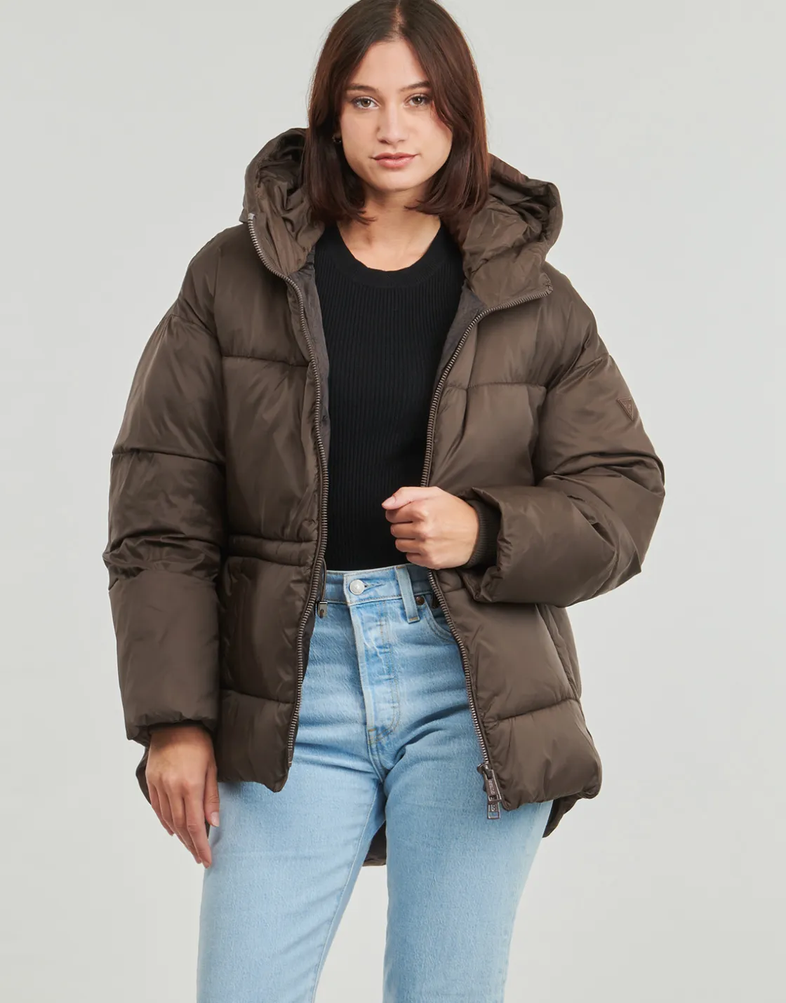 Guess - MARIKA HOODED JACKET< Manteaux