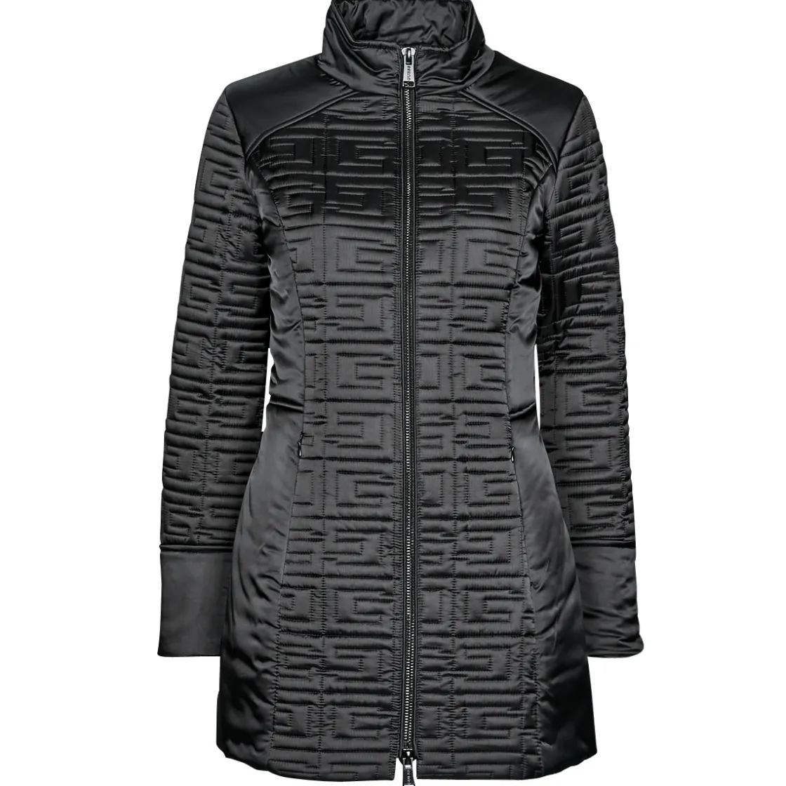 Guess - MARINE LONG JACKET Noir New