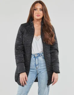 Guess - MARINE LONG JACKET Noir New