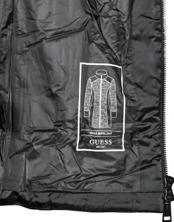 Guess - MARINE LONG JACKET Noir New