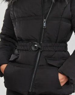 Guess Vestes^- MARISOL SHORT BELTED JACKET