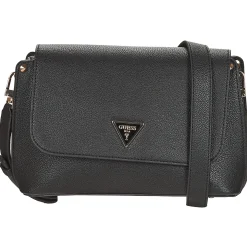 Guess - MERIDIAN FLAP CROSSBODY Noir Online