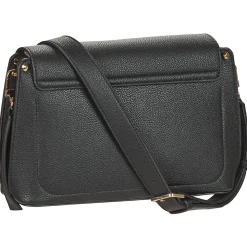 Guess - MERIDIAN FLAP CROSSBODY Noir Online