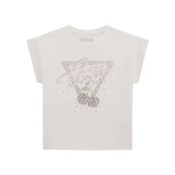 Guess - MIDI T SHIRT Blanc Discount