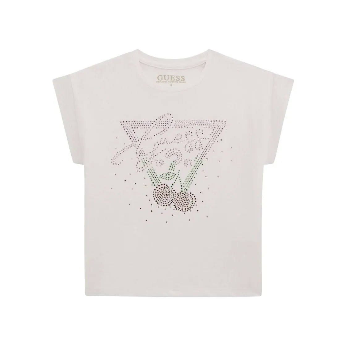 Guess - MIDI T SHIRT Blanc Discount