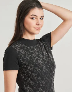 Guess - MOCK NECJK ALL OVER LOGO< T-shirts & Polos