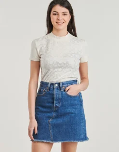 Guess - MOCK NECJK ALL OVER LOGO Blanc Online