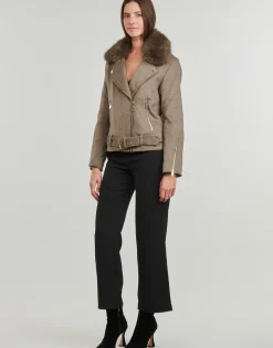 Guess - NANCY FAUX FUR JACKET< Vestes
