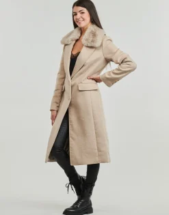 Guess - NANCY FIT COAT FAUX FUR COLLAR< Manteaux