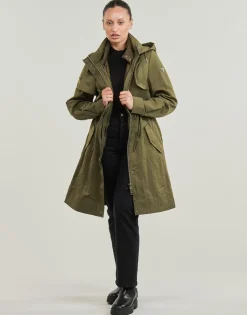 Guess - NATASHA PARKA DETACHABLE Kaki Sale
