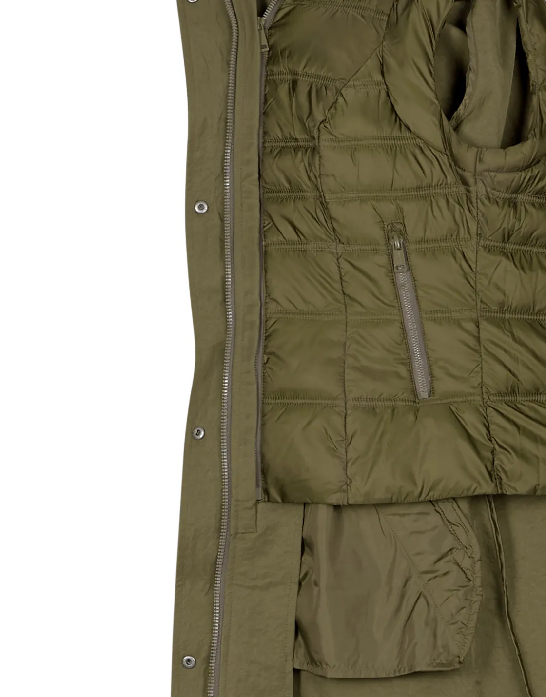 Guess - NATASHA PARKA DETACHABLE Kaki Sale