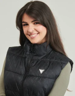 Guess - NEW 4G LOGO PADDED VEST Noir Sale