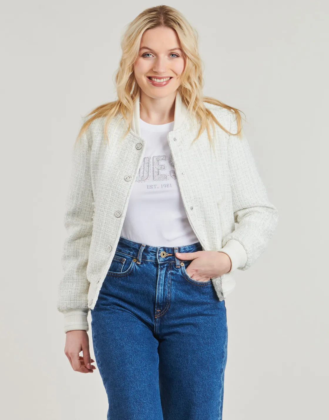 Guess - NEW GLORIA TWEED< Vestes