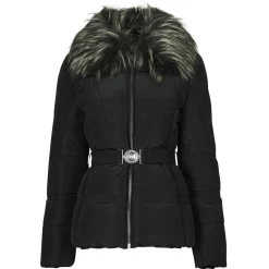 Guess - NEW MARISOL SHORT BELTED JACKE Noir Sale