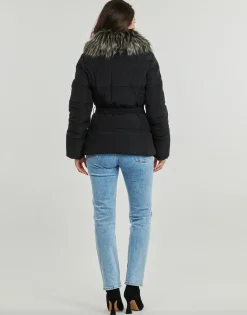 Guess - NEW MARISOL SHORT BELTED JACKE Noir Sale