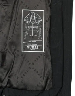 Guess - NEW MARISOL SHORT BELTED JACKE Noir Sale