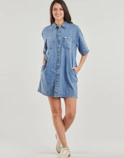 Guess - OVERSIZE SS DRESS< Robes