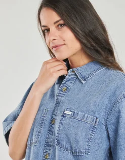 Guess - OVERSIZE SS DRESS< Robes